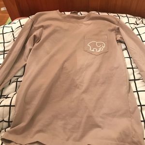 size small ivory ella long sleeve shirt